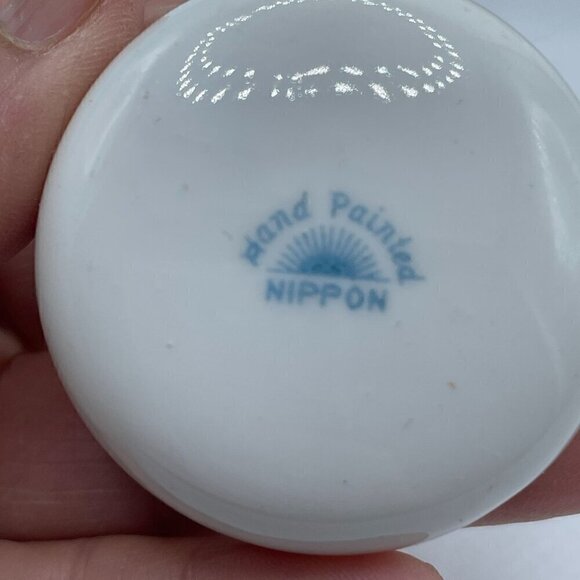 Vintage Azalea Floral Whipped Cream Bowl with Ladle Noritake Japan Hand Painted - Picture 10 of 10